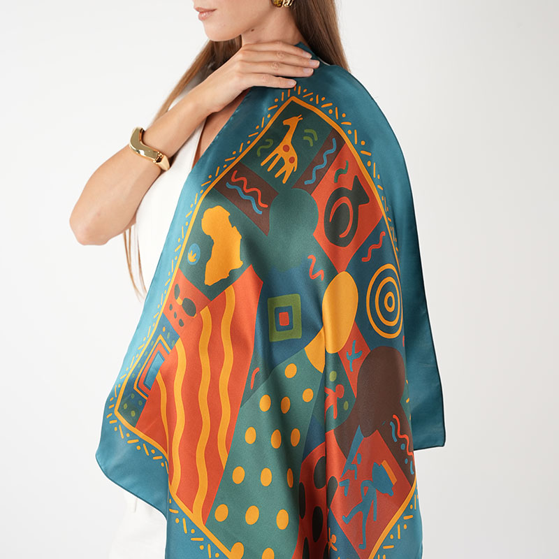 Tribe Of Tree %100 İpek Fular
